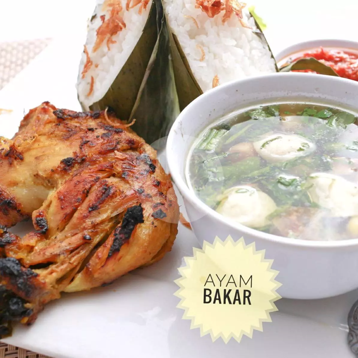 Ayam Bakar + Nasi